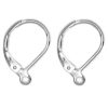 2pc  Lever back Sterling Silver Earring Bases