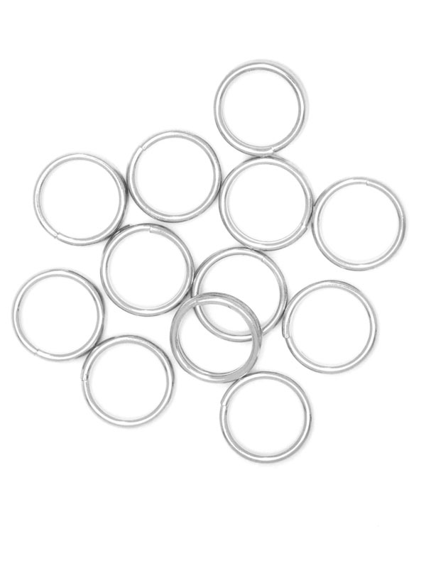 Stainless Steel Jump Rings 6 mm - 200 Pack – Easy Crafts