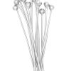 12pc  Ball Sterling Silver Head Pins