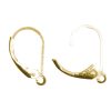 1pc  Twisted Gold Plated Metal Chain Necklace Base