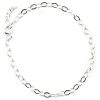 1pc  Cable Silver Plated Metal Chain Bracelet Base