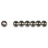 14pc  Round Silver Plated Metal Beads