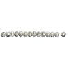 23pc  Round Silver Plated Metal Beads