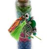 1Set Multi-Color Glass Bottle Necklace And Bracelet Kit