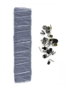 【NS HEMP】 100%Hemp Cord Spool for Jewelry Making - 1mm 62m (026 RAW)