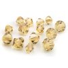 26pc Champagne Bicone Crystal Beads