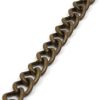 28in Antique Gold Curb Metal Chain
