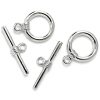 2 Sets Large Toggle Pack- Silver