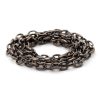 28in Gunmetal Cable Metal Chain