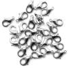 24pc Silver Lobster Claw Metal Clasps