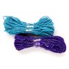 2pc 17.5yd Blue, Purple  Stretch Cords