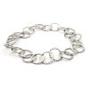 18in Silver Circle Metal Chain
