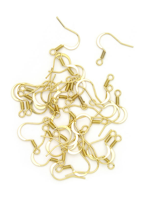 36pc Metal Fishhook Earrings In Gold
