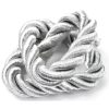 1pc Silver Rope Nylon Cord Necklace Or Bracelet Base