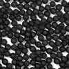 200pc Black Lava Beads For Jewelry Making, Essential Oils, 8mm
