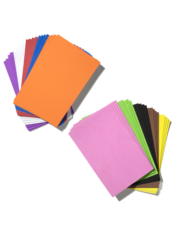 Hello Hobby Multicolor Adhesive Foam Sheets, 40-Pack