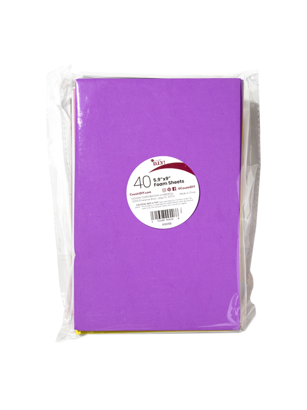 Cousin DIY Foam Sheet 9 x 12 inches 400005 See All Colors – Good's