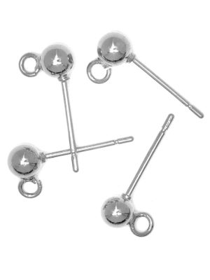 8pc Lever back Stainless Steel Earring Bases