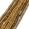 Gold Glass Seed Bead Strand