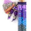 1Set Buddha Bottle Glass Necklace And Bracelet Kit