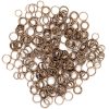 240pc Copper Metal Split Rings