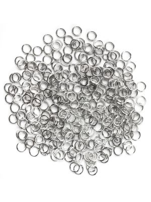 5/16 Nickel Plated, Split Round Jump Ring, Steel, #A-419-NP – Weaver  Leather Supply