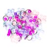 105+pc Purple and Pink Butterfly Acrylic Curtain Kit