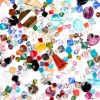 Crystal Bulk Bead Mystery Assortment Mix - Half Pound, 227g