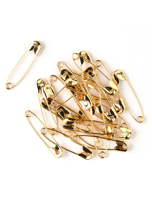 Silver Safety Pins 85mm Coiless Safety Pins for Bead Craft 