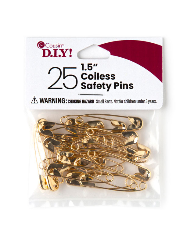 Hello Hobby Safety Pins - Silver - 125 ct