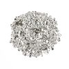 Silver 5mm Cupped Sequins, 800pc