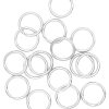 16pc  Circle Sterling Silver Closed Jump Rings
