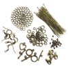 145 Piece Jewelry Findings Starter Pack In Antique Gold