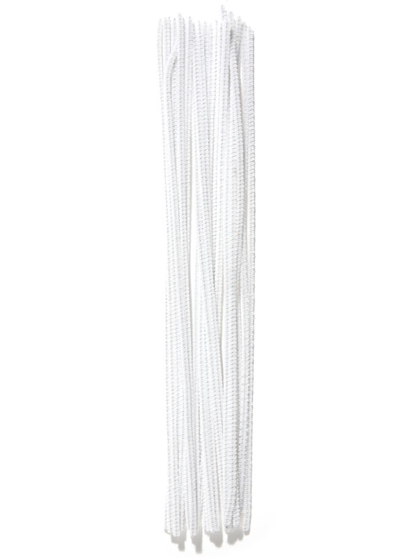 Long Pipe Cleaners - White
