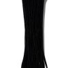 Black Chenille Pipe Cleaners, 6mm x 12 inch, 100 Pack