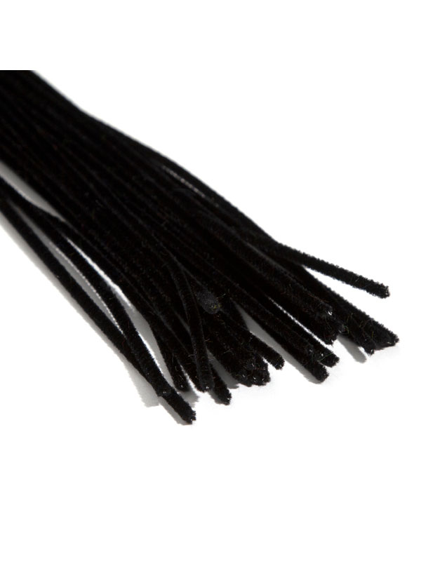 6mm Black Pipe Cleaners Bulk Pack 12 Inches 250 Pieces