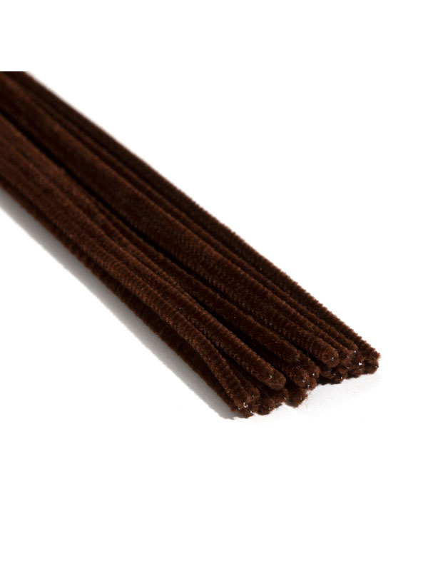 Luxury Chenille Pipe Cleaner Brown