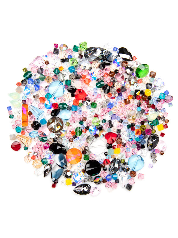 Swarovski Crystal Bead Mystery Assortment Mix - 100g