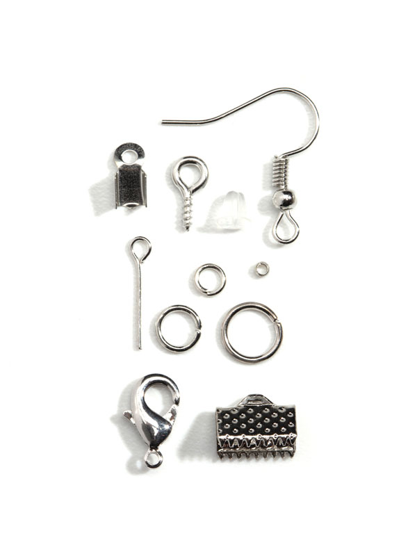 Willstar willstar1 Set Jewellery Making Kit Pliers Silver Beads Wire Starter Tool Home DIY / Wire Jewelry Making Starter Kit Repair Tools