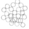 25pc  Circle Sterling Silver Closed Jump Rings
