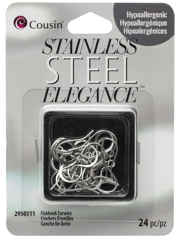 Cousin Stainless Steel Elegance Ball Hook Earwire