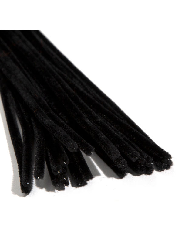 Dark Blue Chenille Pipe Cleaners, 6mm x 12 inch, 25 Pack