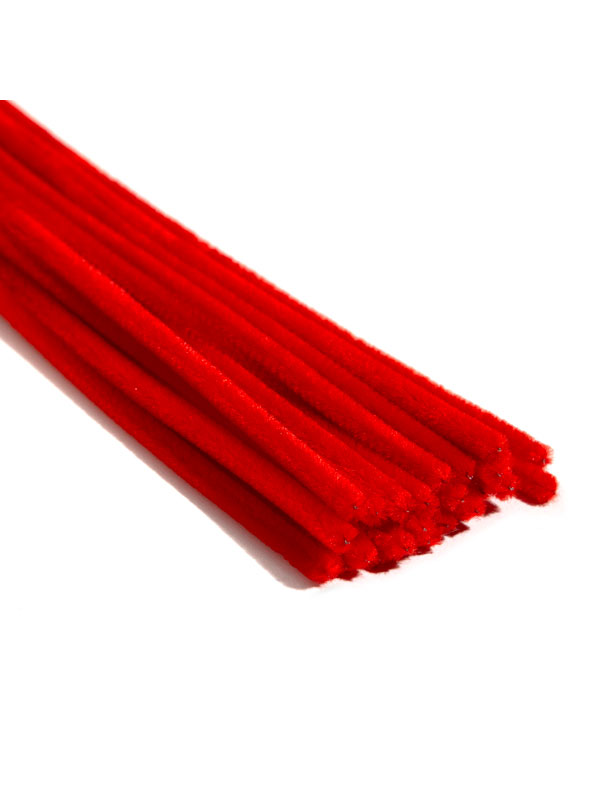Darice 10mm Red Pipe Cleaners, Red Chenille Stems, NOS, Thick Red Chenille  Stems -  Israel